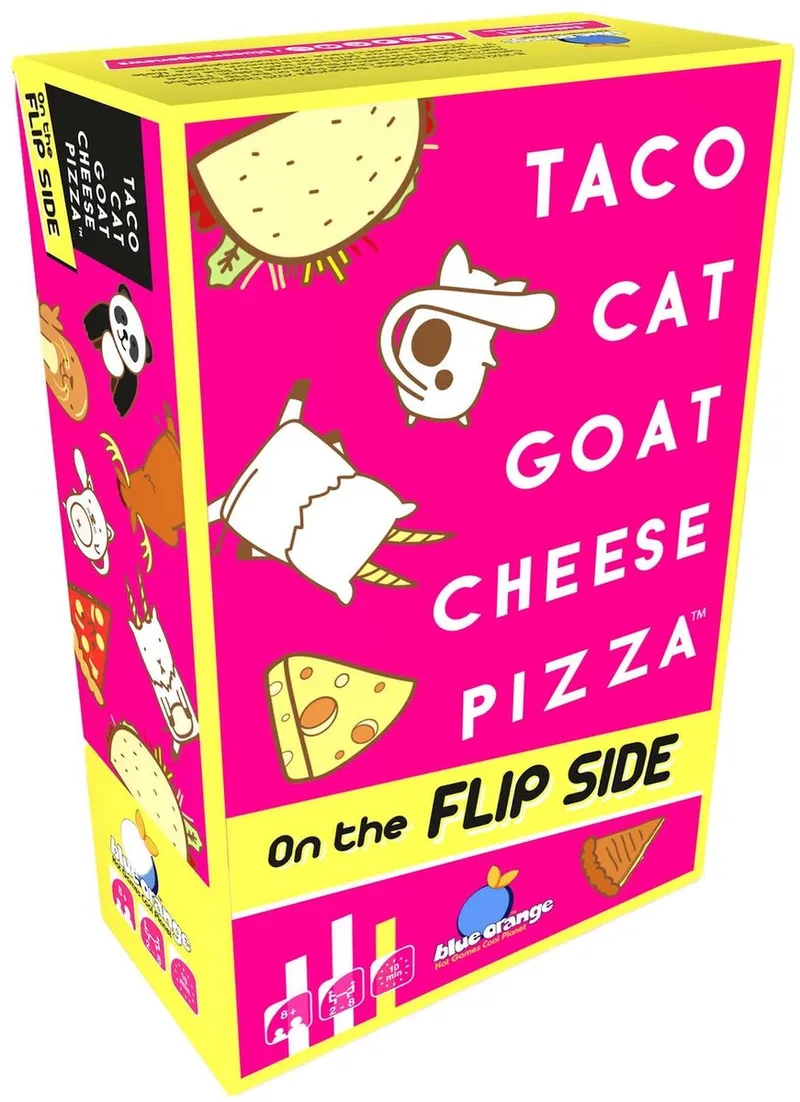 Taco Back Goat Cheese Pizza - Kaartspel - GERONIMO GAMES - Blue orange - Vanaf 8 jaar oud fra Geronimo Games – æske