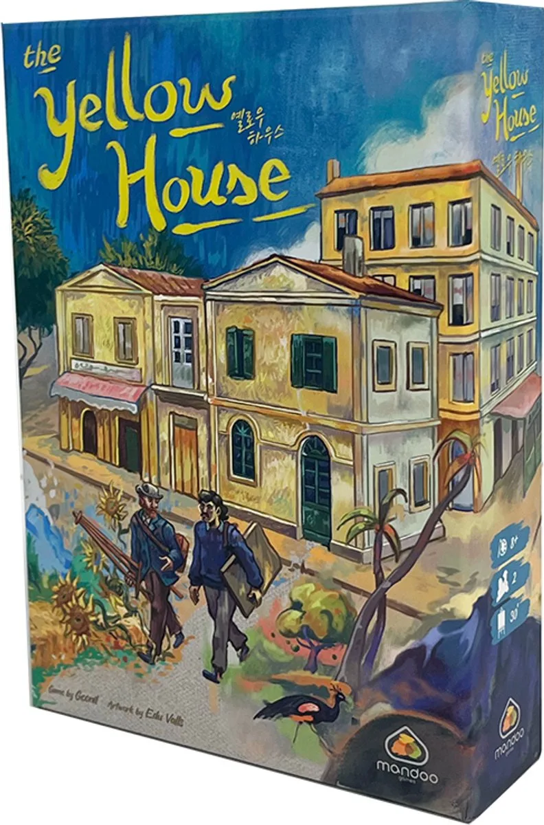 The Yellow House - GERONIMO GAMES - vanaf 8 jaar oud - 2 spelers - bordspel fra Geronimo Games – æske