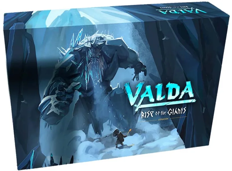 Valda: Rise of the Giants uitbreiding fra Geronimo Games – æske