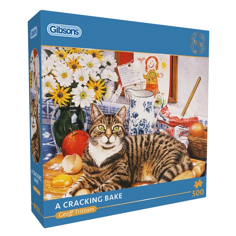 A Cracking Bake (door Geoff Tristam) - 500 stukjes 48×34cm (b×h) - Legpuzzel voor volwassenen van Gibsons, editie Meerkleurig – doos