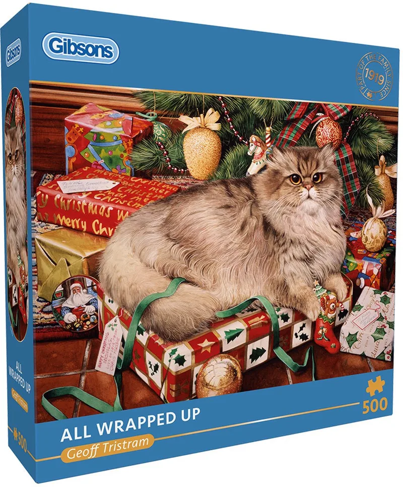 All Wrapped Up (door Geoff Tristram) - 500 stukjes 48×34cm (b×h) - Legpuzzel voor volwassenen from Gibsons, Multicolour edition – box