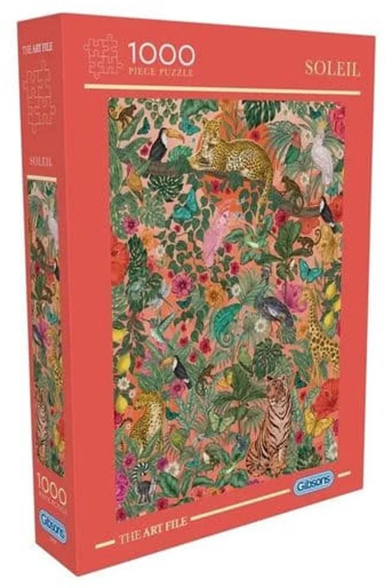 (door The Art File) - 1000 stukjes 48×69cm (b×h) - Legpuzzel voor volwassenen von Gibsons, Ausgabe Soleil – Schachtel