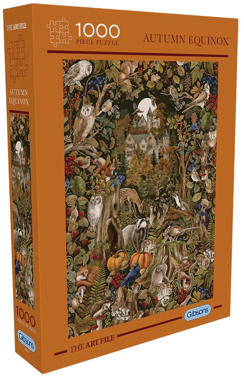 (door The Art File) - 1000 stukjes 48×69cm (b×h) - Legpuzzel voor volwassenen von Gibsons, Ausgabe Autumn Equinox – Schachtel