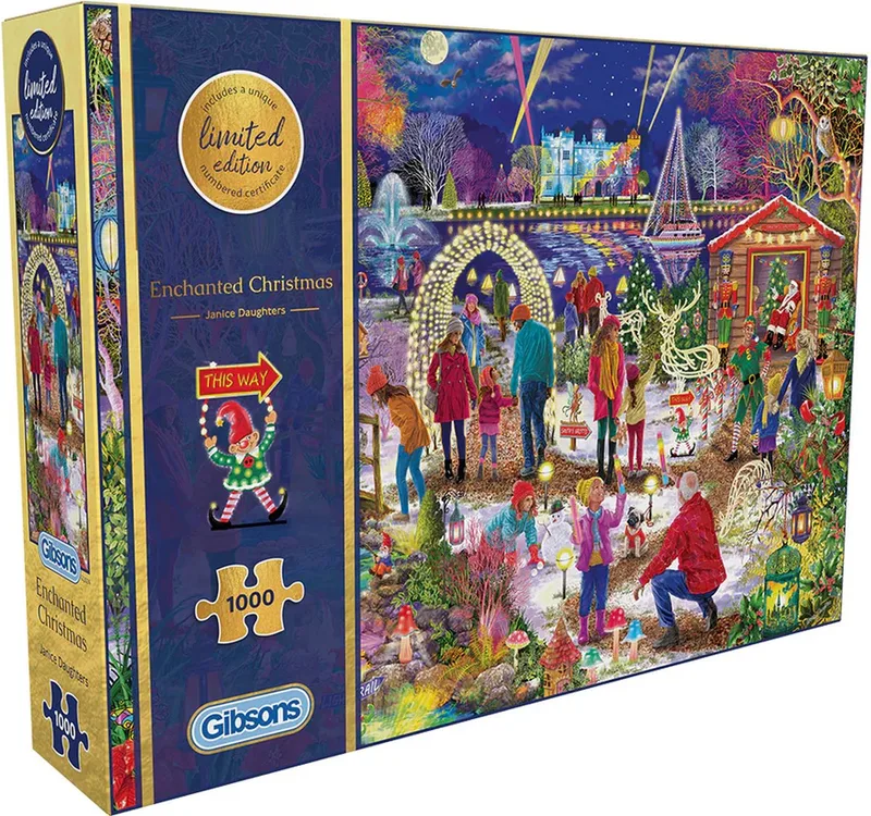Enchanted Christmas (1000) van Gibsons, editie Meerkleurig – doos