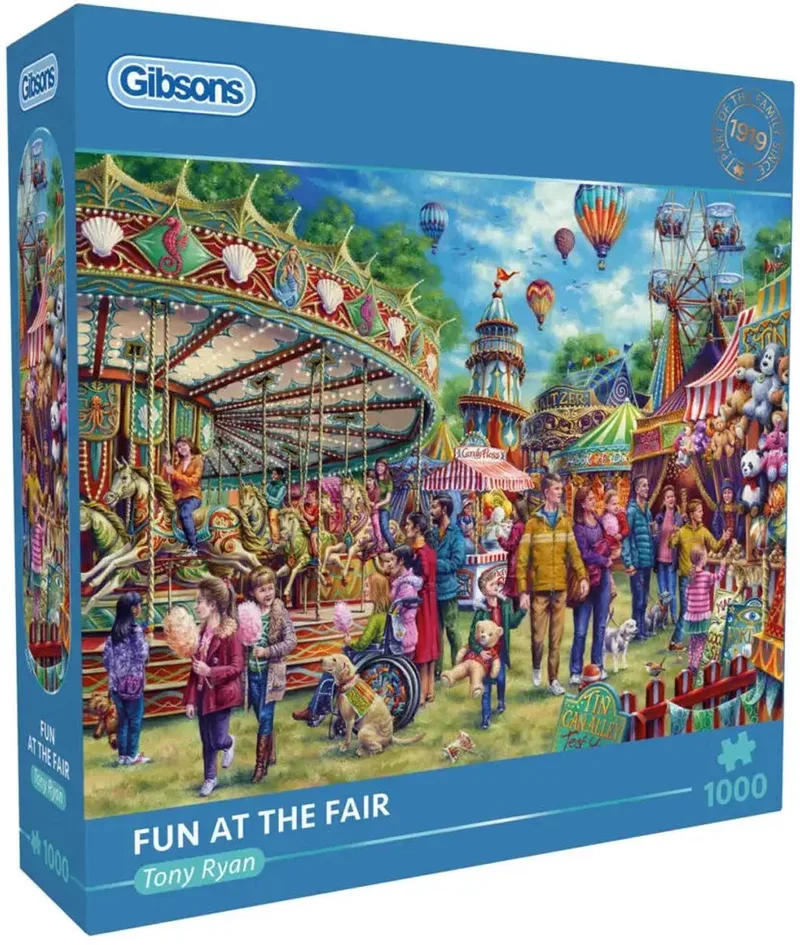 Fun at the Fair Puzzel 1000 Stukjes van Gibsons, editie Meerkleurig – doos