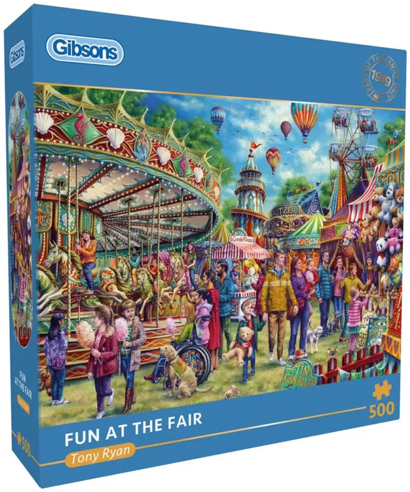 Fun at the Fair Puzzel 500 Stukjes van Gibsons, editie Meerkleurig – doos