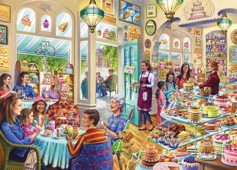 Grandma's Treat (door Tony Ryan) - 1000 stukjes 68×49cm (b×h) - Legpuzzel voor volwassenen from Gibsons, Multicolour edition – box