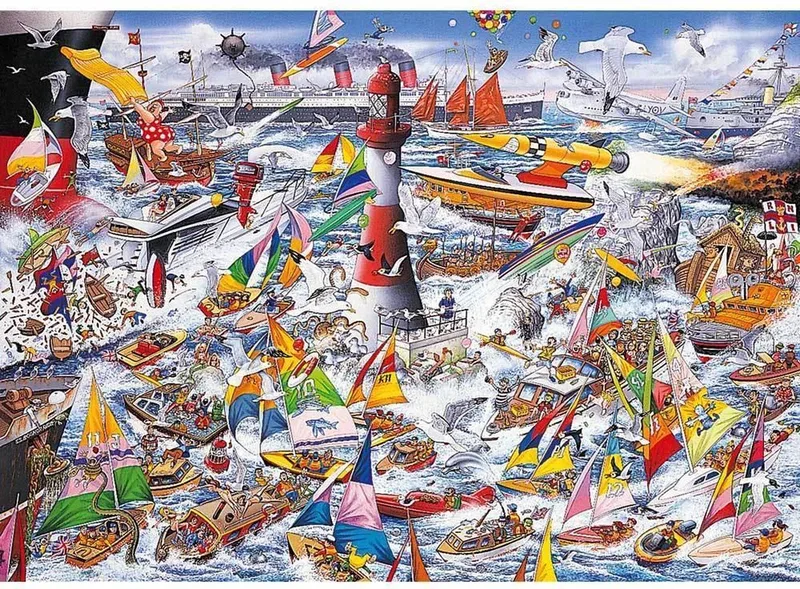 I Love Boats Puzzel (1000 stukjes) van Gibsons – doos