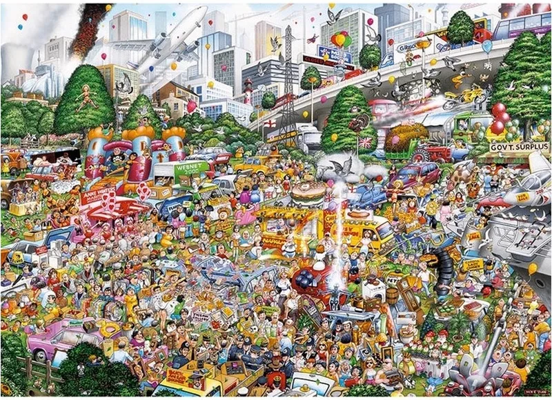 I Love Car Boot Sales Puzzel (1000 stukjes) van Gibsons – doos