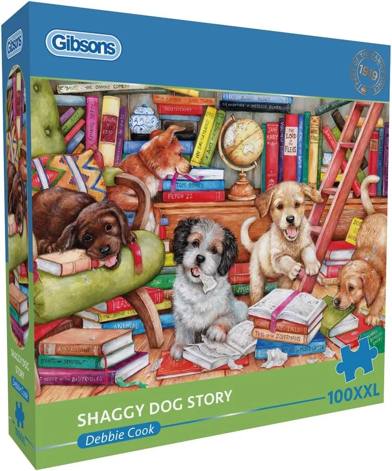 legpuzzel Shaggy Dog Story 100 XXL stukjes puzzelplezier. från Gibsons, utgåva Flerfärgad – kartong