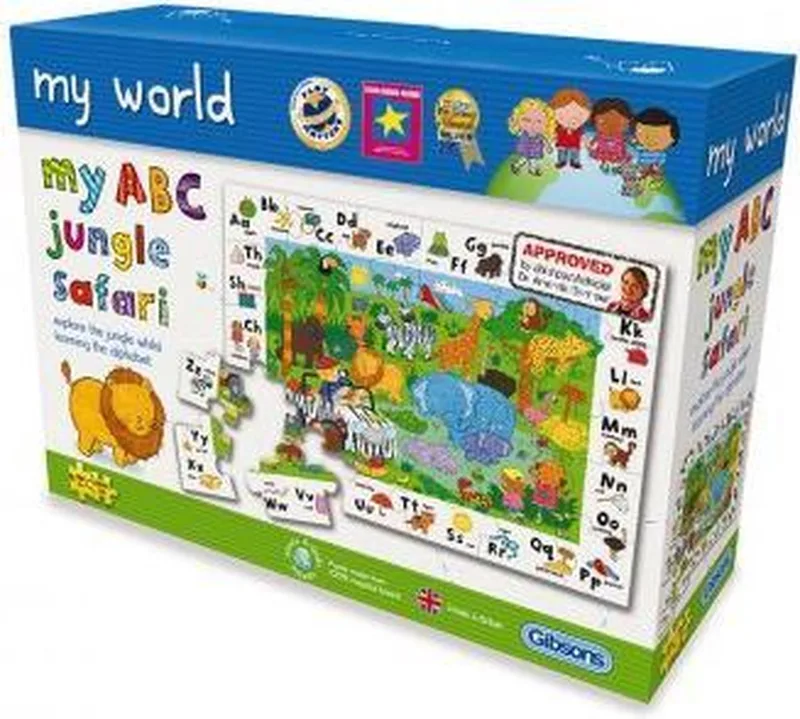 My ABC Jungle Safari (30) van Gibsons, editie Meerkleurig – doos
