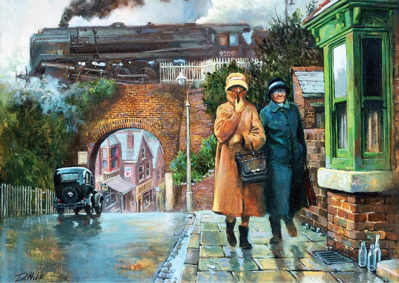 Nearly Home (door David Noble) - 1000 stukjes 68×49cm (b×h) - Legpuzzel voor volwassenen van Gibsons, editie Meerkleurig – doos