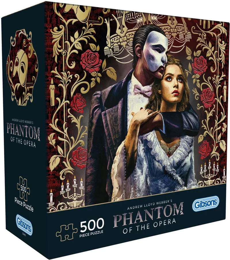 Phantom of the Opera Giftbox Puzzel 500 Stukjes de Gibsons, édition Multicolore – boîte