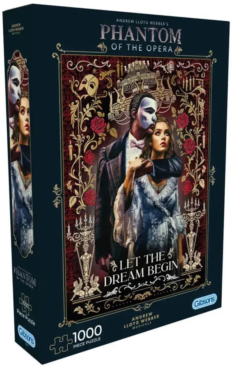 Phantom of the Opera Puzzel 1000 Stukjes von Gibsons, Ausgabe Mehrfarbig – Schachtel