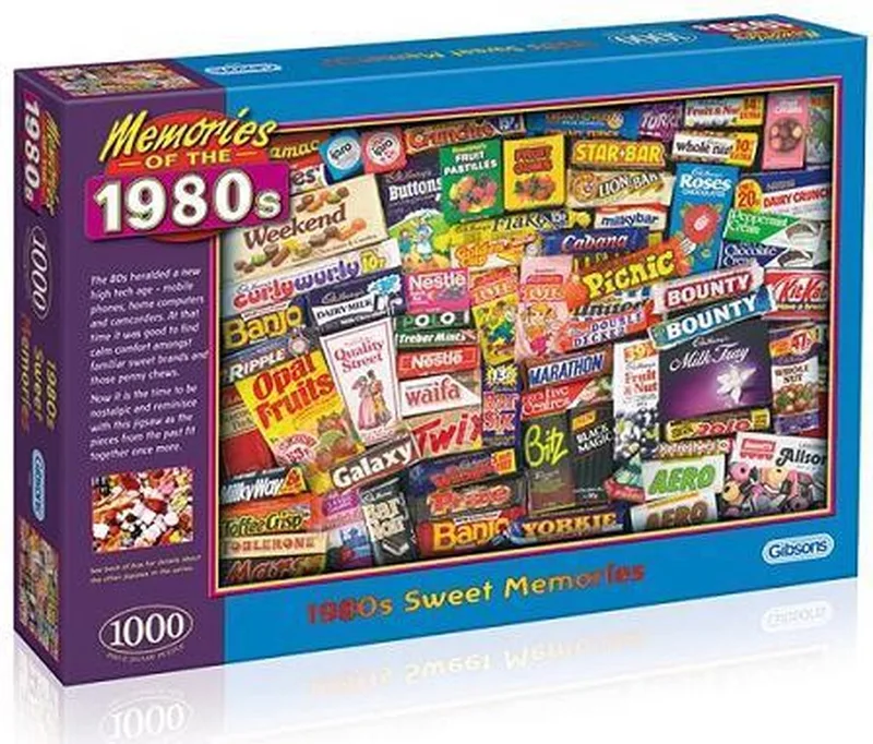 Puzzel 1000 Stukken: Nostalgische Jaren '80 Herinneringen de Gibsons, édition Multicolore – boîte