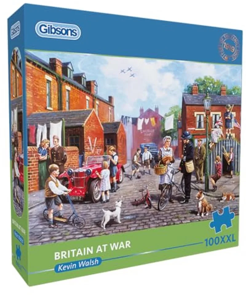 puzzel Britain at War - educatief spel - 100 XXL stukjes. de Gibsons, édition Multicolore – boîte