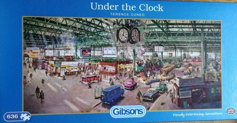 puzzel Under the Clock - 636 stukjes from Gibsons – box