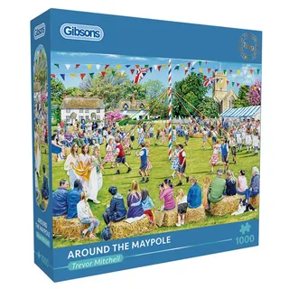 Puzzle Autour De L'Arbre De Mai - 1000 pièces from Gibsons – box 2 of 2
