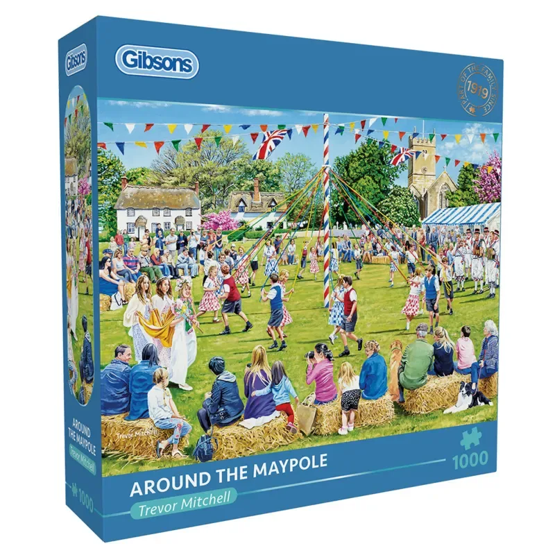 Puzzle Autour De L'Arbre De Mai - 1000 pièces from Gibsons – box 2 of 2