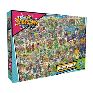 Puzzle Blagues : Barmy Britain - 1000 pièces from Gibsons – box 2 of 2