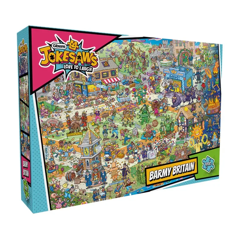 Puzzle Blagues : Barmy Britain - 1000 pièces from Gibsons – box 2 of 2
