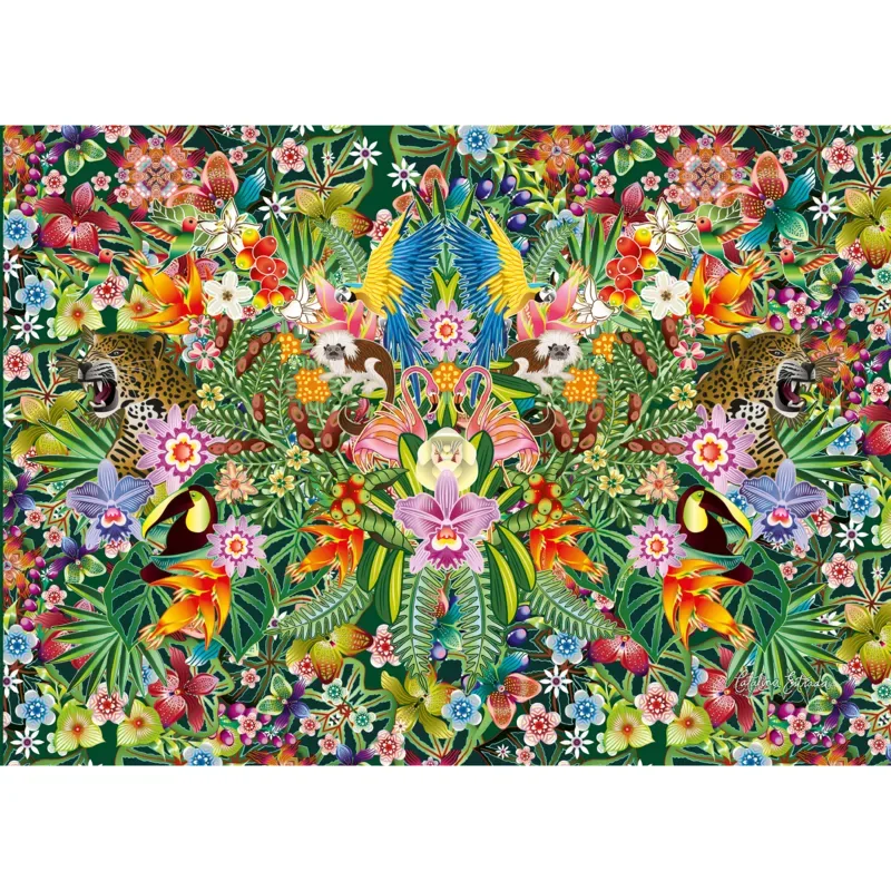 Puzzle Catalina Estrada - Rêve Indien - 1000 pièces fra Gibsons – æske 1 af 2