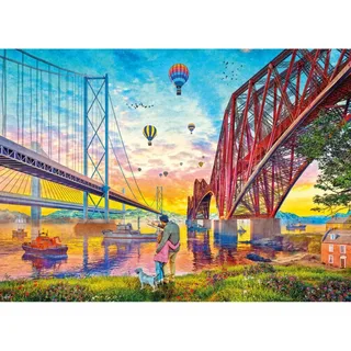 Puzzle Croisement Des Trois Ponts - 1000 pièces von Gibsons – Schachtel 1 von 2