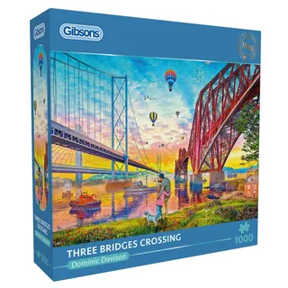 Puzzle Croisement Des Trois Ponts - 1000 pièces von Gibsons – Schachtel 2 von 2