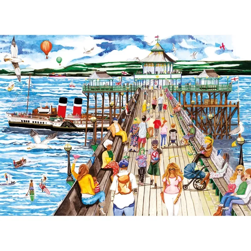 Puzzle Jetée De Clevedon - 1000 pièces de Gibsons – boîte