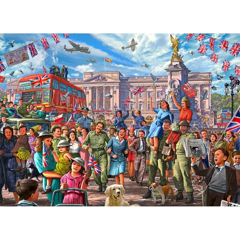 Puzzle Les Derniers Jours De La Guerre - 1000 pièces from Gibsons – box 1 of 2