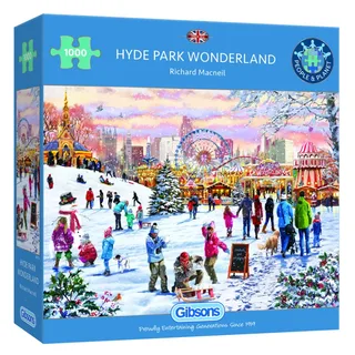 Puzzle Neige à Hyde Park - 1000 pièces from Gibsons – box 2 of 2
