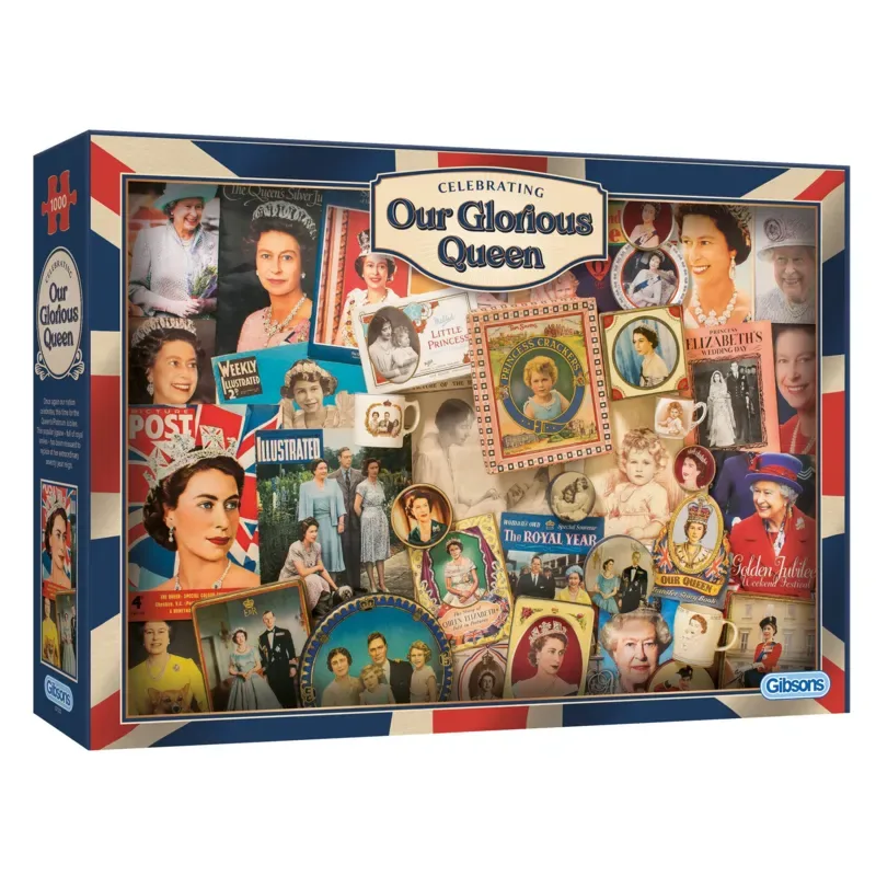 Puzzle Our Glorious Queen - 1000 pièces van Gibsons – doos 2 van 2