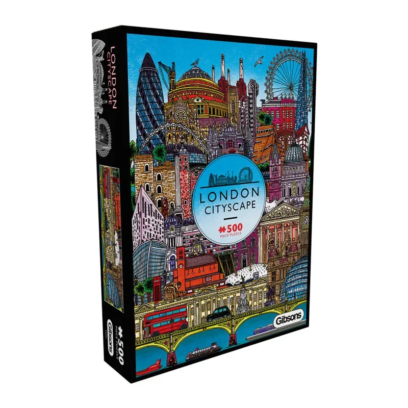 Puzzle Paysage Urbain De Londres - 500 à 999 pièces from Gibsons – box 2 of 2