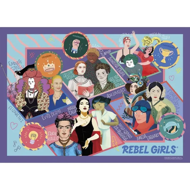 Puzzle Pièces XXL - Rebel Girls - 100 à 149 pièces