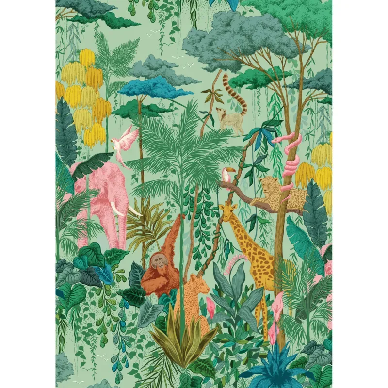 Puzzle The Art File: Animaux de la Jungle - 1000 pièces fra Gibsons – æske 1 af 2