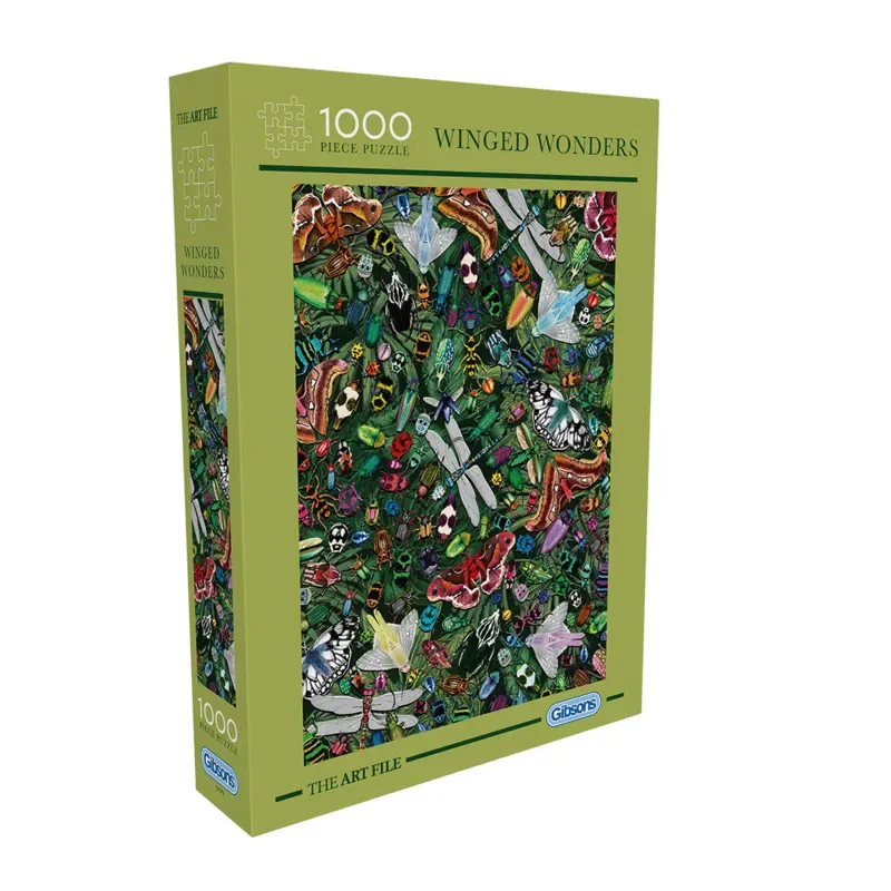 Puzzle The Art File : Merveilles Ailées - 1000 pièces van Gibsons – doos 2 van 2