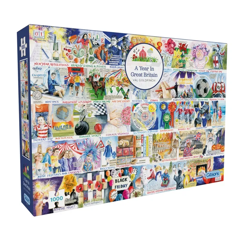 Puzzle Une Année en Grande Bretagne - 1000 pièces from Gibsons – box 2 of 2