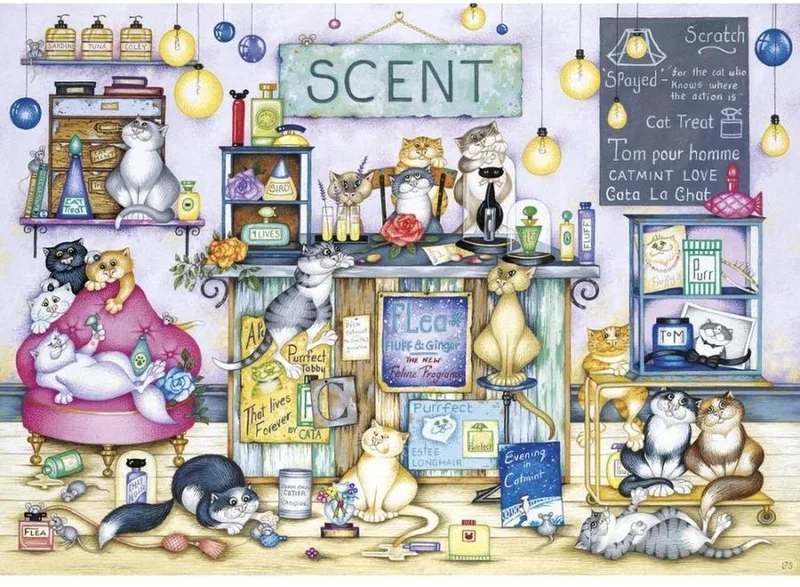 Scent Puzzel (1000 stukjes) van Gibsons, editie Meerkleurig – doos