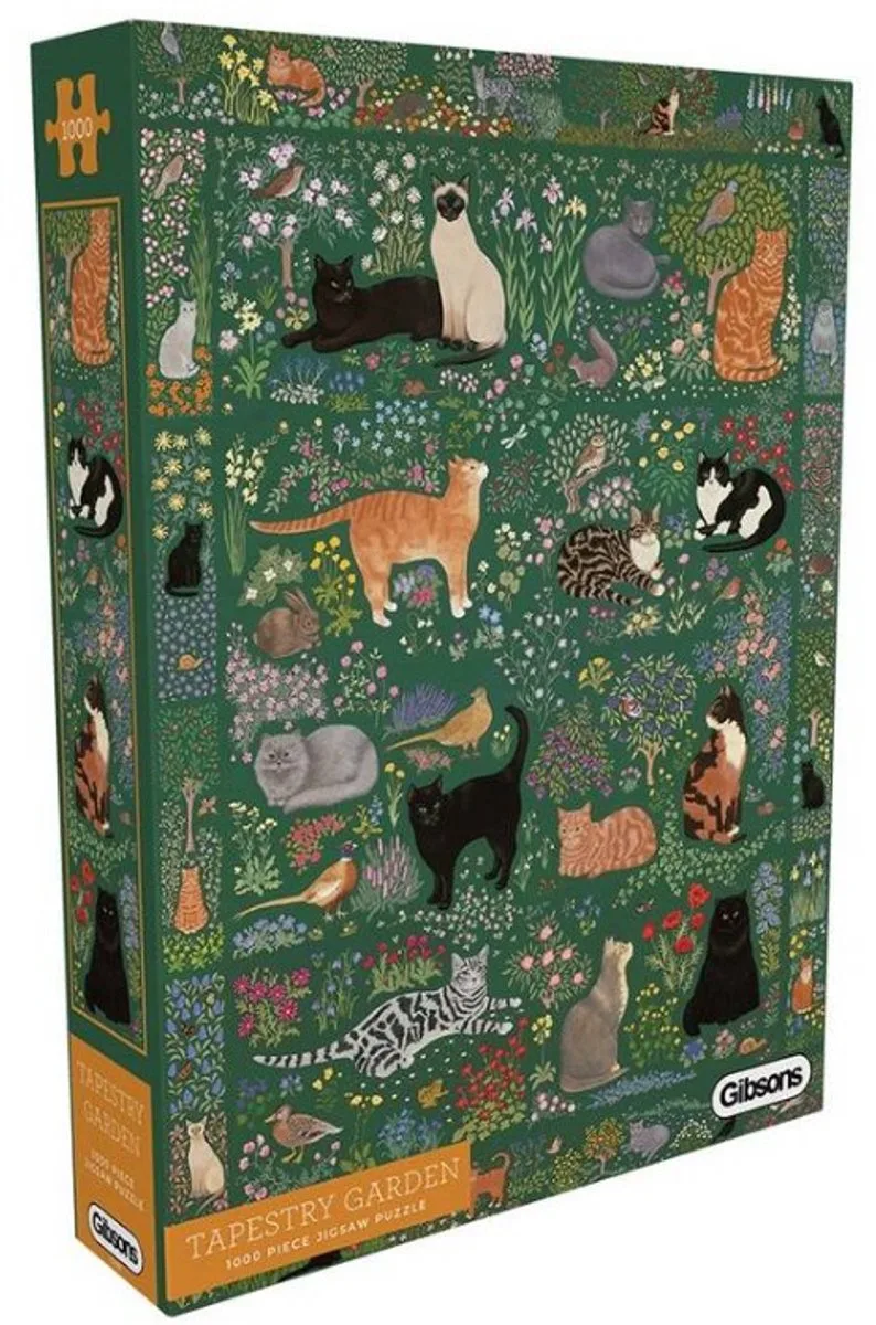 Tapestry Garden (door Sue Boettcher) - 1000 stukjes 49×68cm (b×h) - Legpuzzel voor volwassenen from Gibsons, Multicolour edition – box