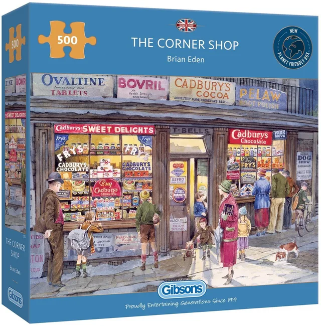 The Corner Shop (door Brian Eden) - 500 stukjes 48×34cm (b×h) - Legpuzzel voor volwassenen