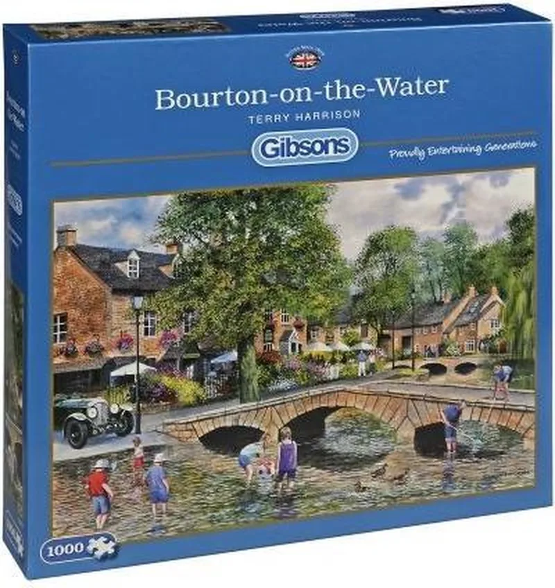 Tobermory (door Terry Harrison) - 1000 stukjes 68×49cm (b×h) - Legpuzzel voor volwassenen van Gibsons, editie Meerkleurig – doos