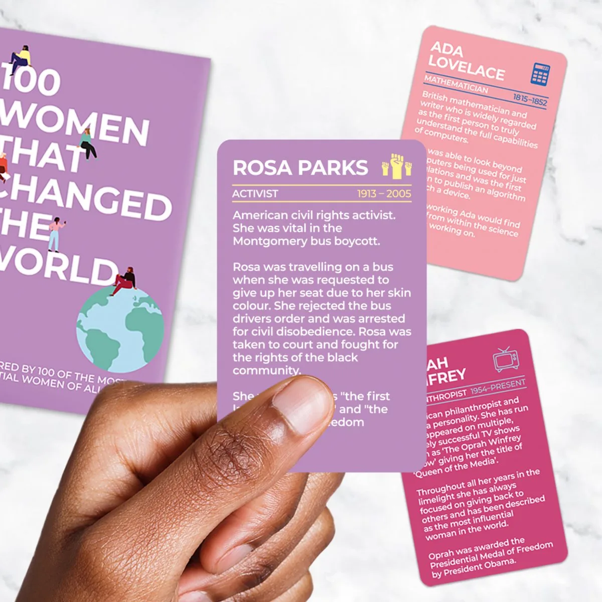 Gift Republic 100 Women that Changed the World kaarten van Gift Republic – doos