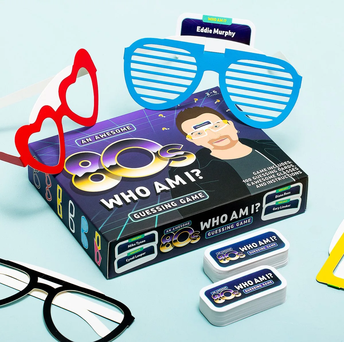 Who Am I Spel - 80s van Gift Republic från Gift Republic – kartong
