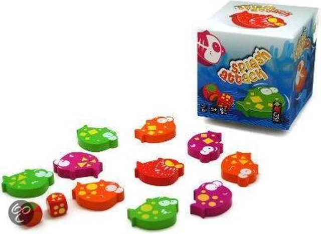 Splash Attack - Gezelschapsspel met vissen en piranha