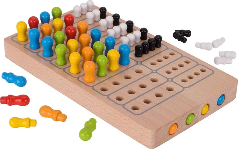 Bordspel - Master Logic - 21X12X2Cm - Hout - 7 Jaar von Goki – Schachtel