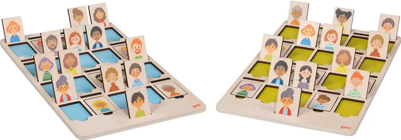 Gezelschapsspel - Wie Ben Ik? - Hout - 5 Jaar from Goki – box