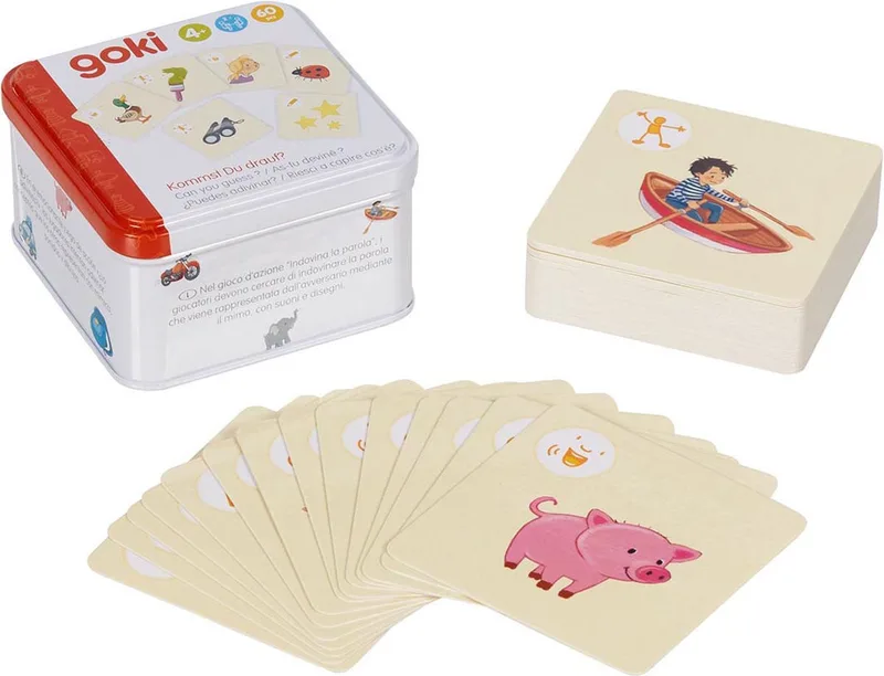 Kinderspel Raad het Motief - Creatief Kaartspel voor Kinderen. from Goki – box