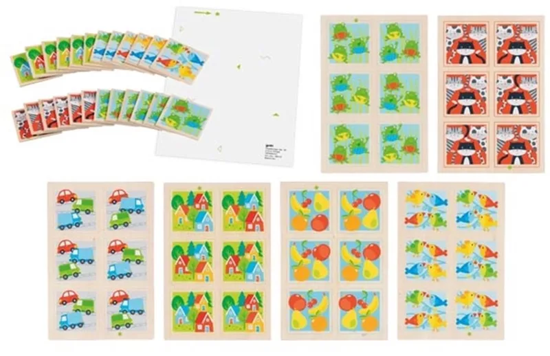 Spel - Goed Kijken! - Hout - 4 Jaar von Goki, Ausgabe Meerkleurig – Schachtel