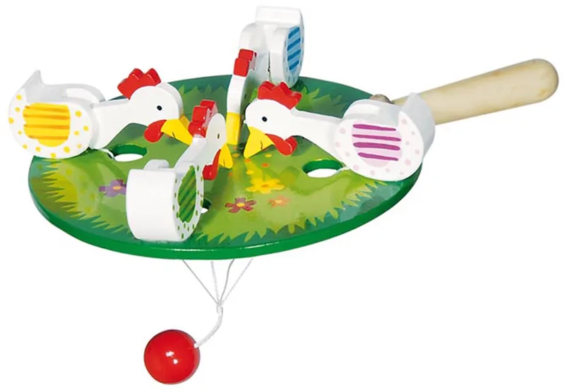 Spel - Pikkende Kippen - Hout from Goki – box