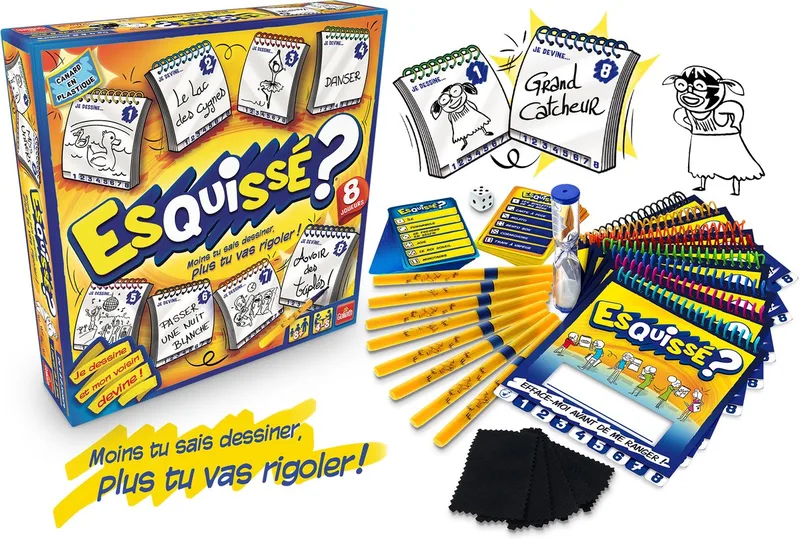 Bordspel Goliath Esquissé? Franse uitvoering von Goliath – Schachtel